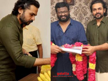 Karthi's next film officially launched - Irumbu Thirai fame PS Mithran to direct!