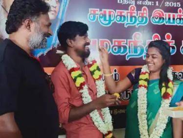 koozhangal director ps vinoth raj gets married through caste denial marriage