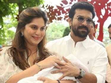 Ram Charan and Upasana make their first appearance with their baby, RRR star gives an epic reply about who 'Little Mega Princess' resembles