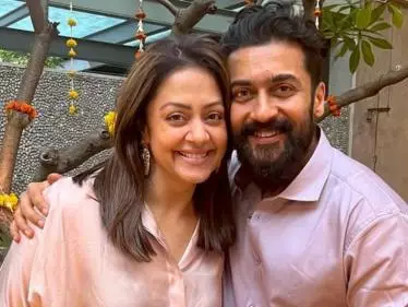 Suriya and Jyotika are back as Tamil cinema's favorite star couple, share a glimpse from their Diwali 2023 celebrations