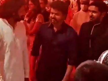 thalapathy vijay latest pictures videos from wedding reception turns viral