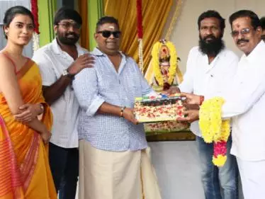 'Train': Vijay Sethupathi and Mysskin join hands for a new journey; blockbuster producer Kalaippuli S. Thanu's next big film - First look and pooja ceremony pics out!