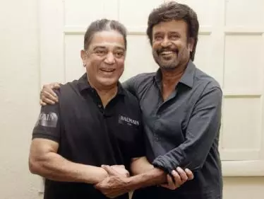 'Ulaganayagan' Kamal Haasan and 'Superstar' Rajinikanth reunite after 21 years in the same studio for 'Indian 2' and 'Thalaivar 170' - WATCH THE VIDEO HERE