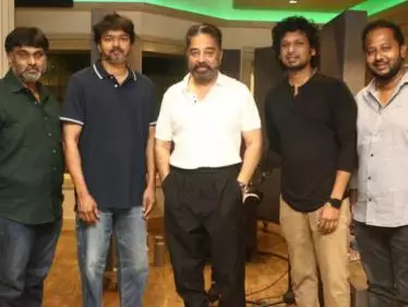Agent Vikram meets Leo: 'Ulaganayagan' Kamal Haasan and 'Thalapathy' Vijay pose for a special moment, LCU connection gets fans excited once again