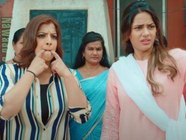 varalaxmi sarathkumar aishwarya dutta action movie kannitheevu teaser