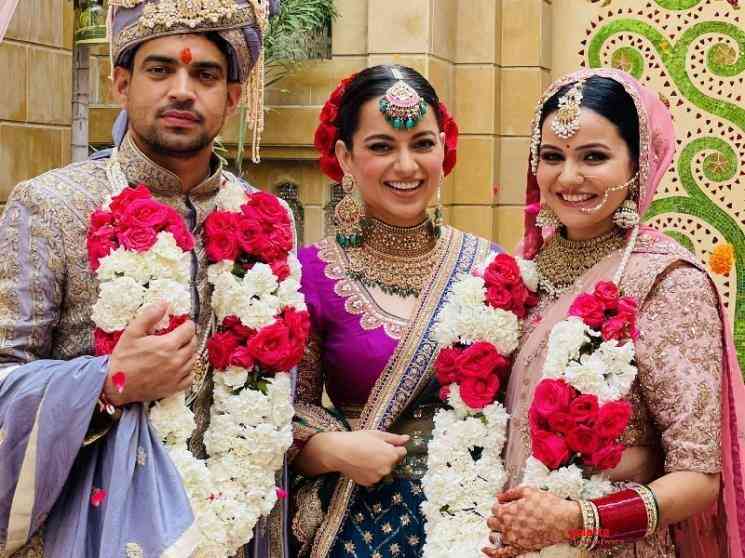 Kangana Ranaut brother Aksht Ranaut gets married Wedding Photos