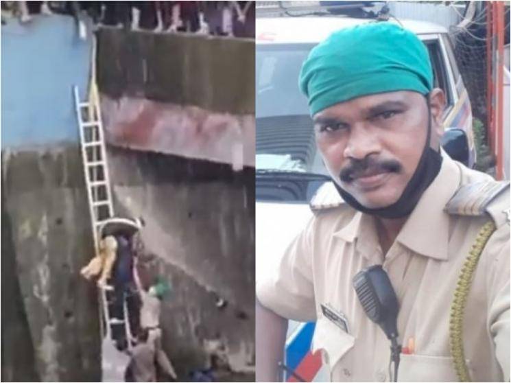 Mumbai cop jumps into river to save woman from committing suicide after husband died due to COVID-19