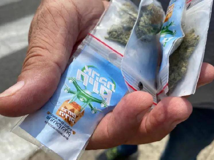Drones rain Cannabis packets for free in Israel!