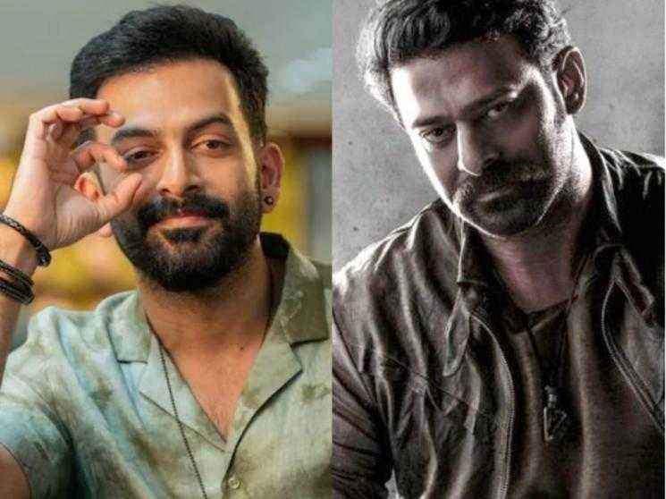 KGF director Prashanth Neel's Salaar with Prabhas - Prithviraj confirms being approached for a role!