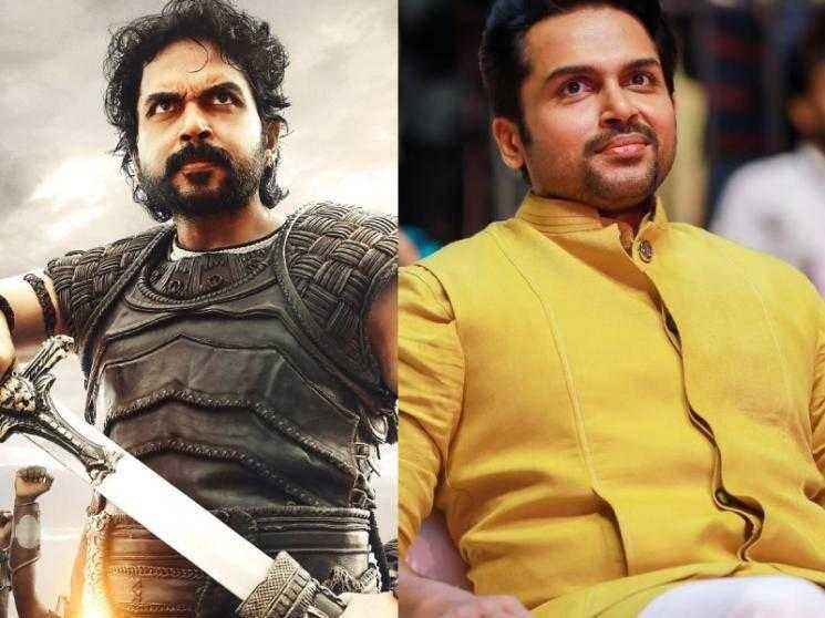 Karthi's first heartfelt emotional statement after the release of Ponniyin Selvan - check what he has to say!