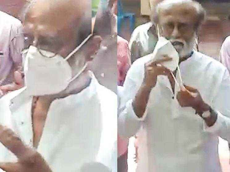 Superstar Rajinikanth pays his final respect to Meena's husband - emotional scenes at the funeral!