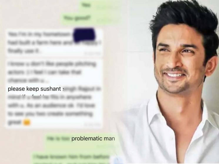 Sushant is too problematic: Bollywood director Anurag Kashyap posts WhatsApp chat screenshots